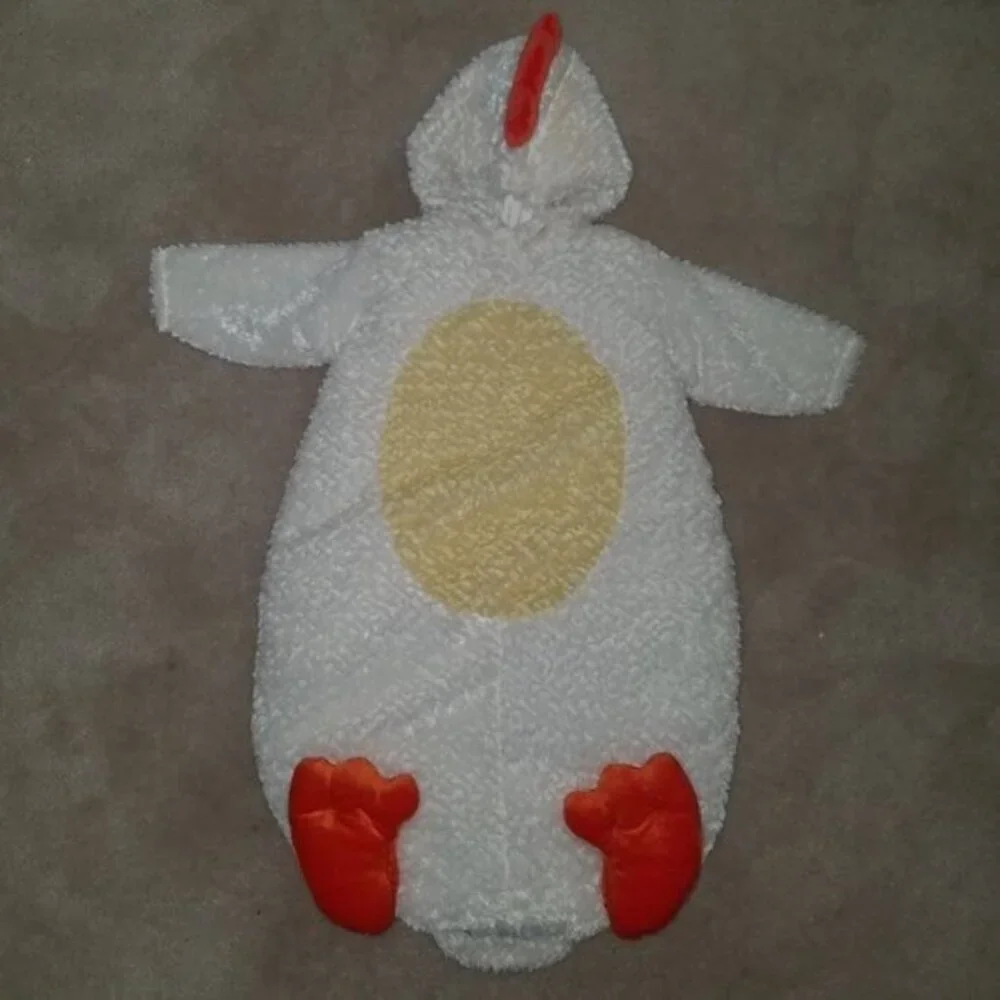 NWT Miniwear Chick Chicken Duck Baby Bunting Halloween Costume Easter 0-9 Months